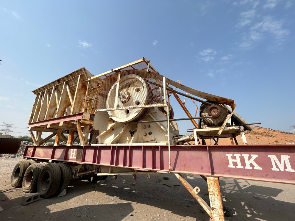 HK Makine SR110 Mobile Jaw Crusher