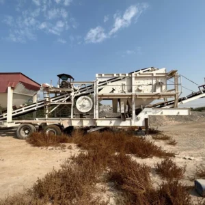 godwin 36x6 mobile jaw crusher with 4 deck screen and hopper